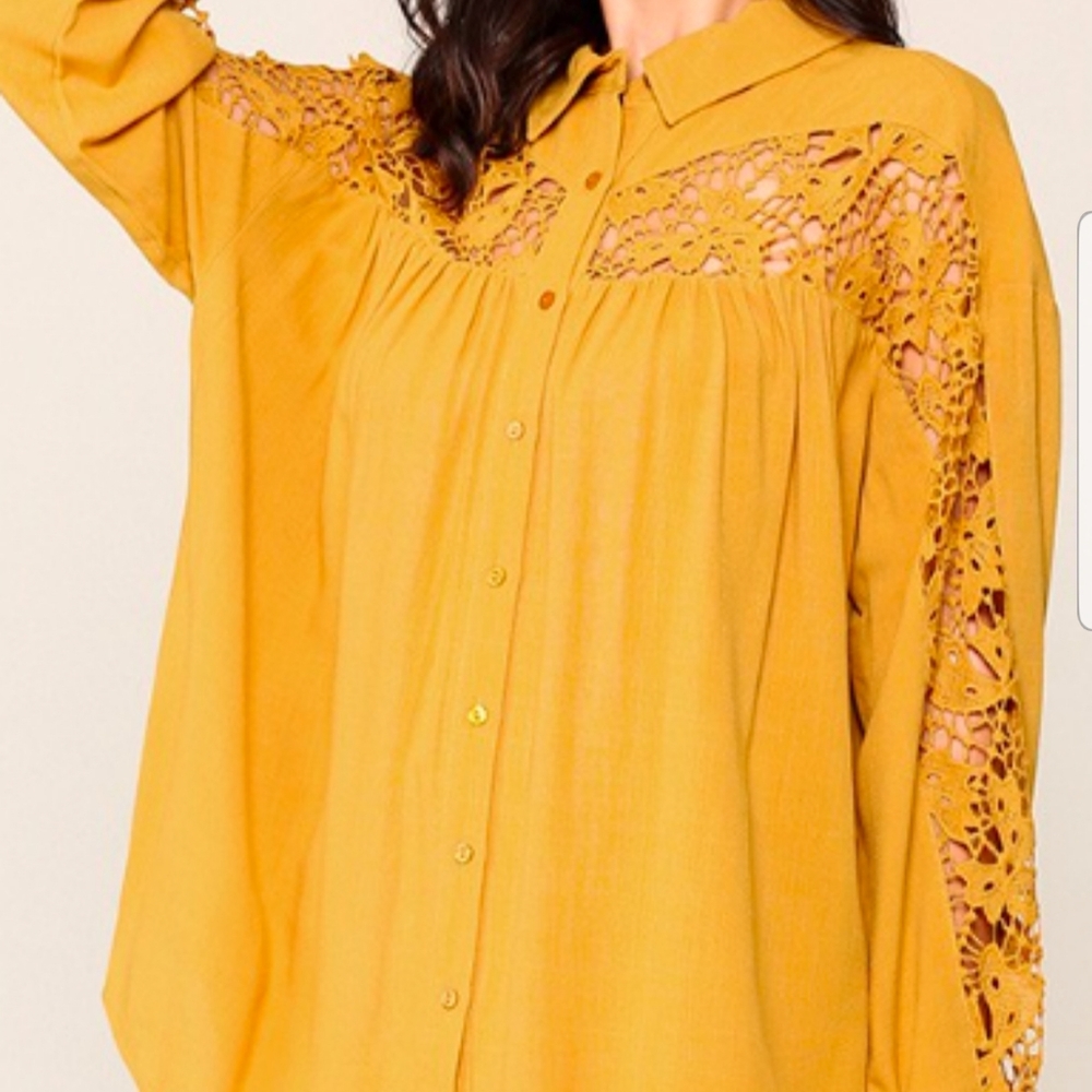 🌻❤Sale❤ GiGio Fall perfection crochet tunic